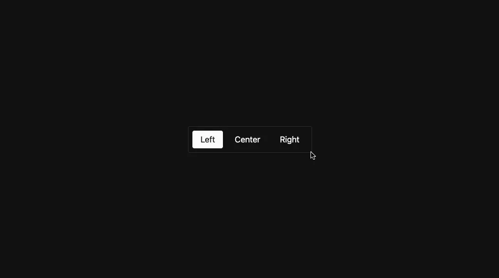 Radix UI Toggle Group Component
